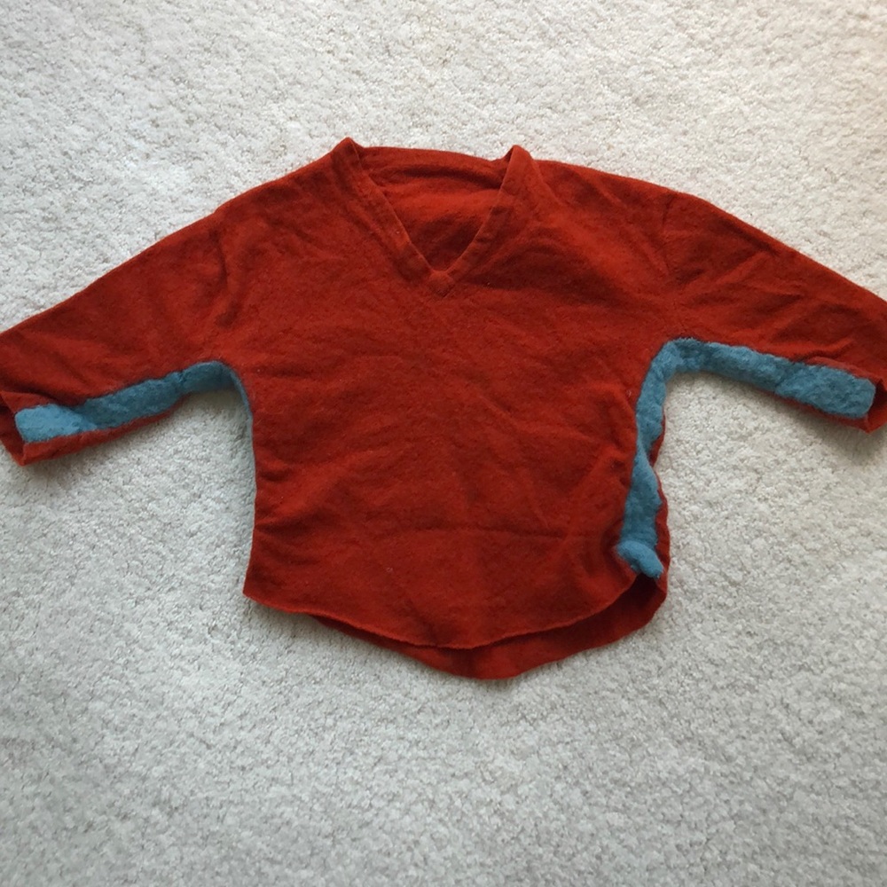 Custom made boiled wool sweater